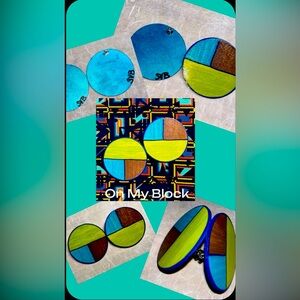 On My Block (hand painted earrings)